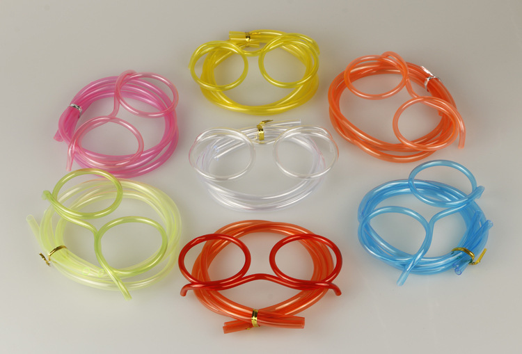 Beard Straw Creative Straw Glasses Beard Straw Crazy Funny Shape Artistic Straw