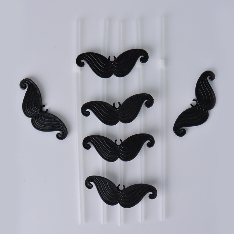 AliExpress Hot Sale Trick Spoof Cockroach Straw Beard Straw Halloween Decoration Skull Straw Wholesale