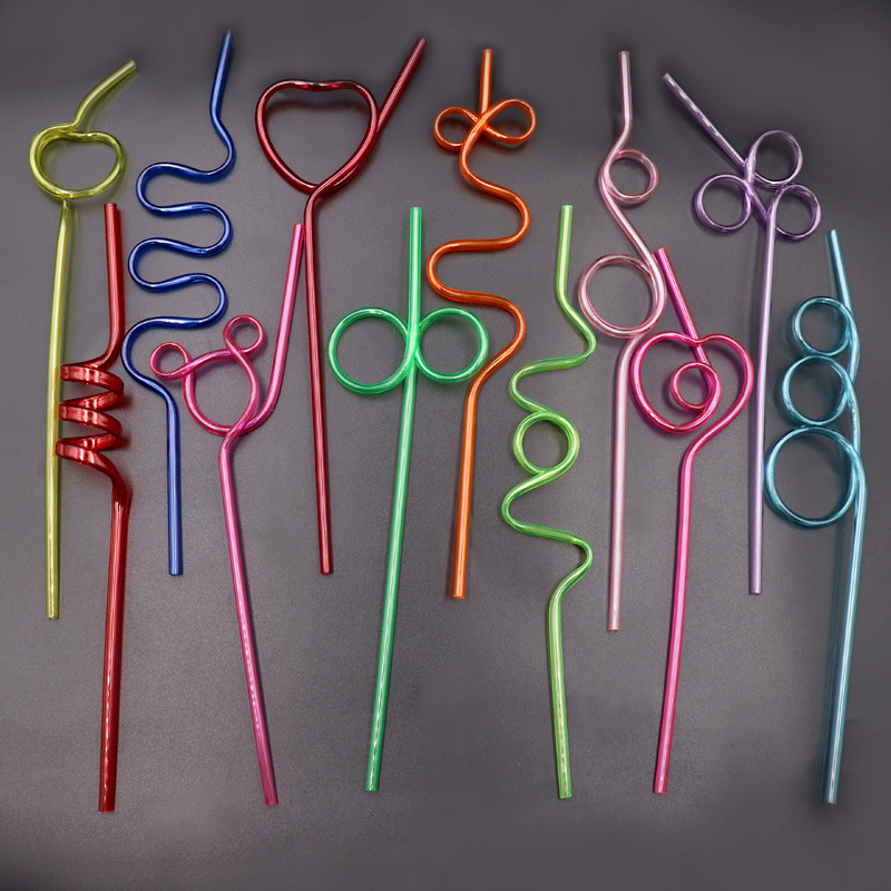 Fruit Straw Disposable Plastic Cartoon Soft Rubber Shape Tube Beard Straw Fruit Straw Disposable Plastic Cartoon Soft Rubber Shape Tube Beard Straw