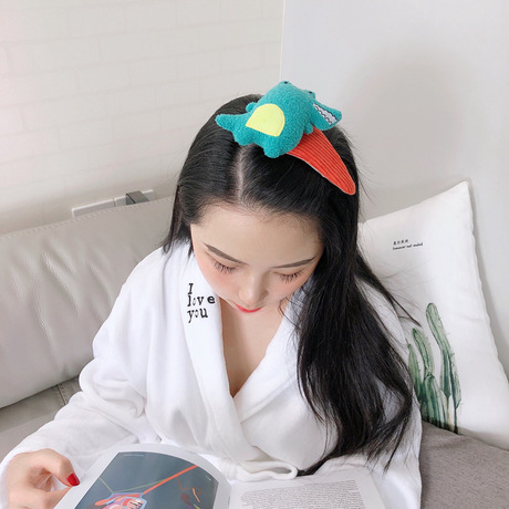 Flowers Large face bang clip whims Cartoon Fruit Hairpin Headdress side clamp Pressure apply face film