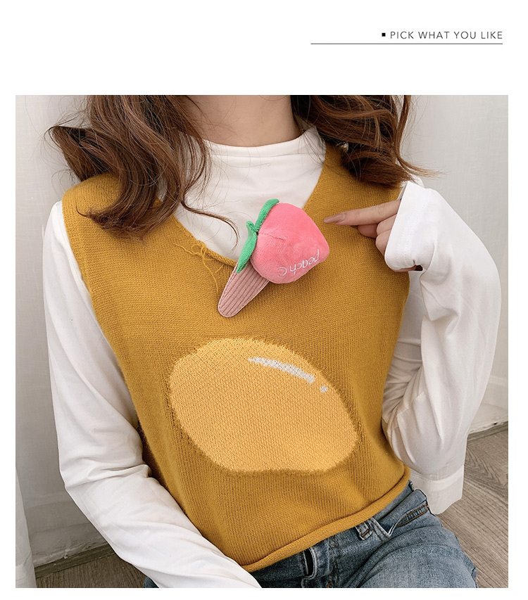 Flowers Large face bang clip whims Cartoon Fruit Hairpin Headdress side clamp Pressure apply face film