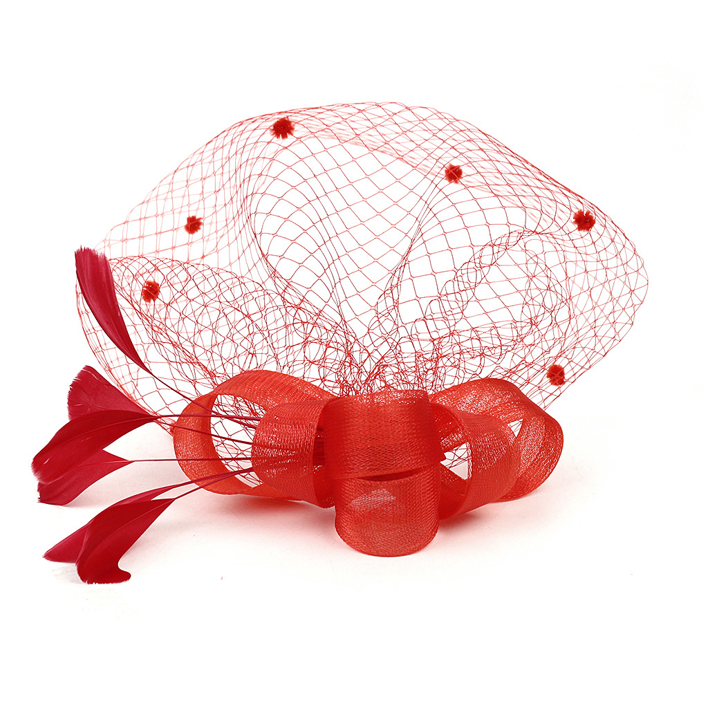 Hair Accessories Wedding Bow Top Hat Head Flower Photo Shoot Feather Cover Face Mesh Head Accessories Headdress Flowers Hair Accessories Wedding Bow Top Hat Head Flower Photo Shoot Feather Cover Face Mesh Head Accessories Headdress Flowers