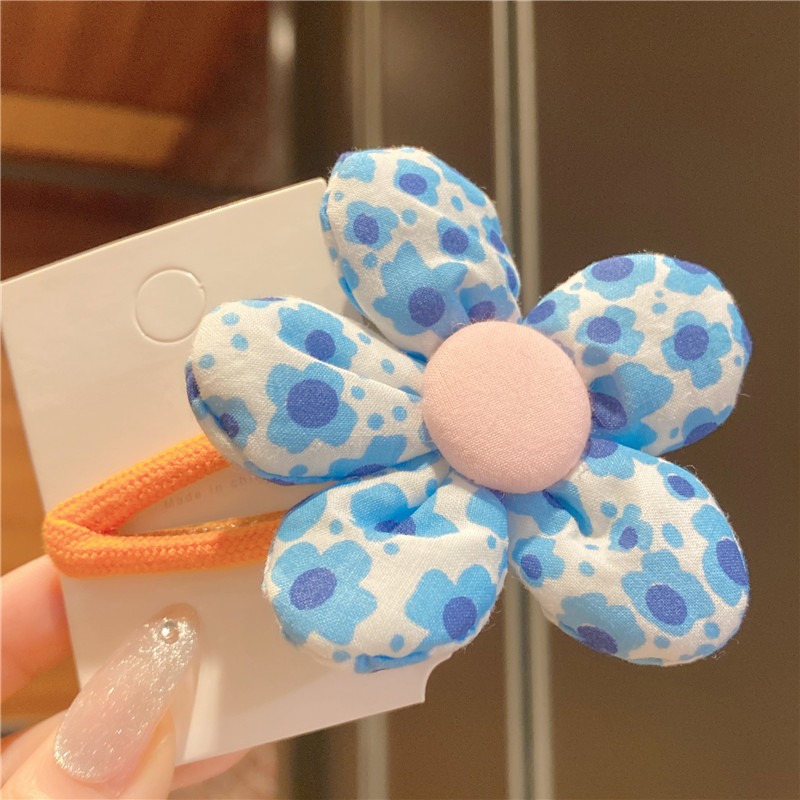 Dignified Flowers Bangs Clip Headdress Hairpin Women's Summer Side Hairpin Forehead Clip Internet Celebrity 2021new