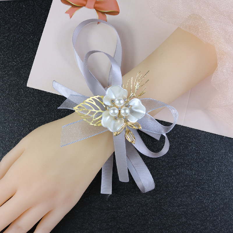 Korean Corsage Wedding Sisters Group Bracelet Flower Bride Handed Flower Bridesmaid Required Wrist Flower Wrist Flowers