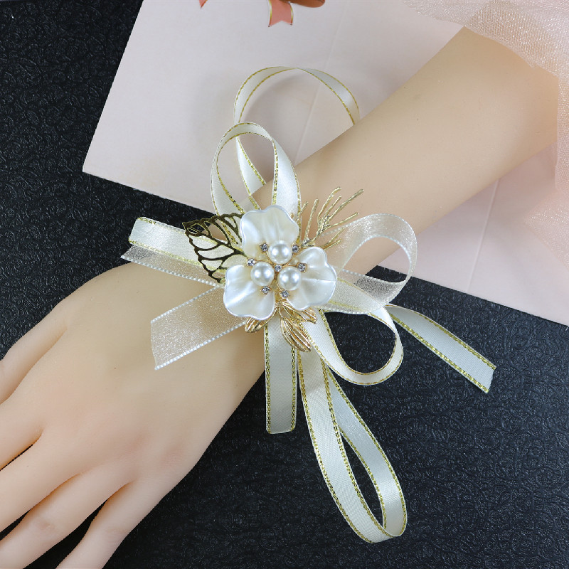 Korean Corsage Wedding Sisters Group Bracelet Flower Bride Handed Flower Bridesmaid Required Wrist Flower Wrist Flowers