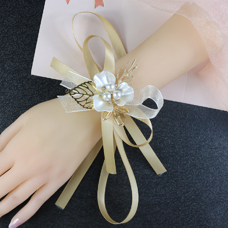 Korean Corsage Wedding Sisters Group Bracelet Flower Bride Handed Flower Bridesmaid Required Wrist Flower Wrist Flowers