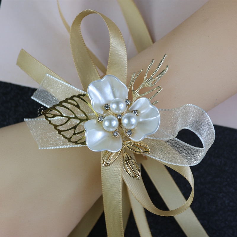 Korean Corsage Wedding Sisters Group Bracelet Flower Bride Handed Flower Bridesmaid Required Wrist Flower Wrist Flowers