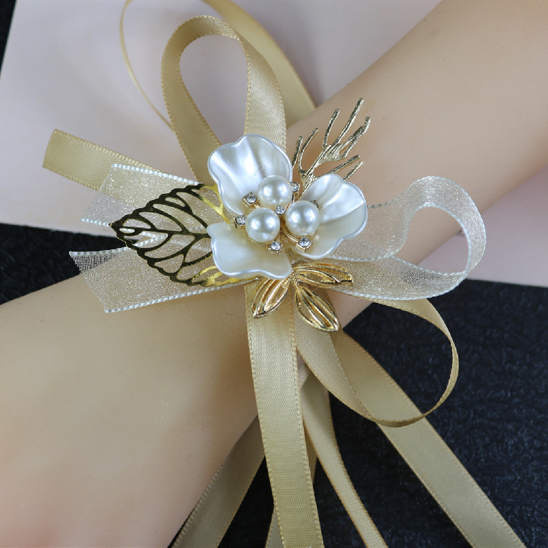 Korean Corsage Wedding Sisters Group Bracelet Flower Bride Handed Flower Bridesmaid Required Wrist Flower Wrist Flowers