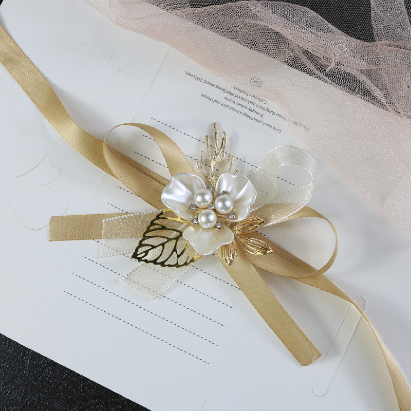 Korean Corsage Wedding Sisters Group Bracelet Flower Bride Handed Flower Bridesmaid Required Wrist Flower Wrist Flowers
