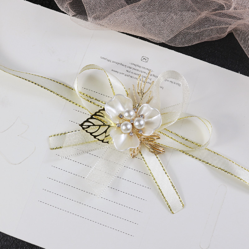 Korean Corsage Wedding Sisters Group Bracelet Flower Bride Handed Flower Bridesmaid Required Wrist Flower Wrist Flowers