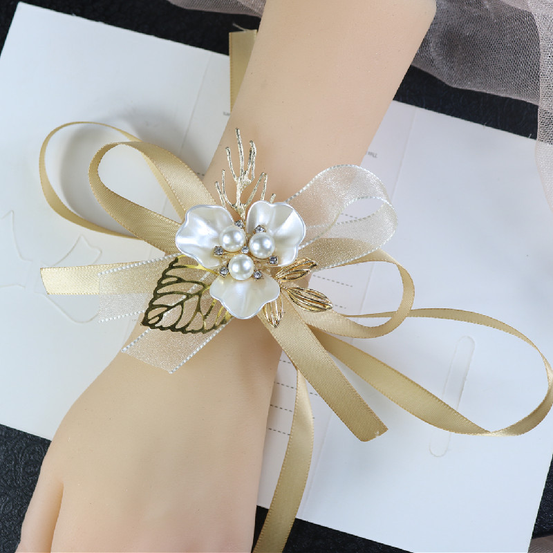 Korean Corsage Wedding Sisters Group Bracelet Flower Bride Handed Flower Bridesmaid Required Wrist Flower Wrist Flowers