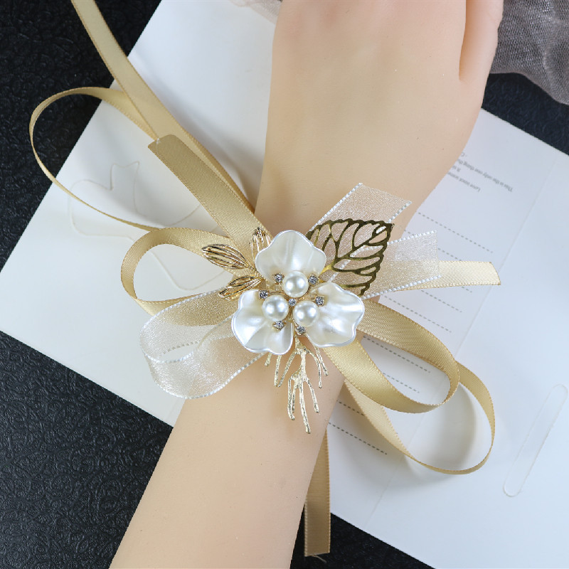 Korean Corsage Wedding Sisters Group Bracelet Flower Bride Handed Flower Bridesmaid Required Wrist Flower Wrist Flowers