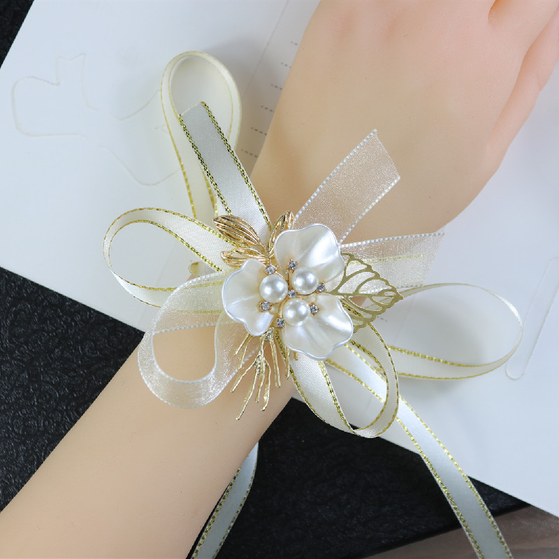 Korean Corsage Wedding Sisters Group Bracelet Flower Bride Handed Flower Bridesmaid Required Wrist Flower Wrist Flowers
