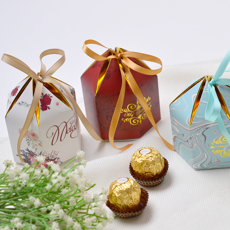 New Creative Forest Wedding Candies Box Wedding Supplies Gift Candy Box Color Printing Paper Packing Box Wholesale