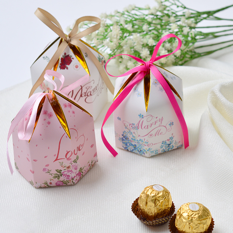 New Creative Forest Wedding Candies Box Wedding Supplies Gift Candy Box Color Printing Paper Packing Box Wholesale