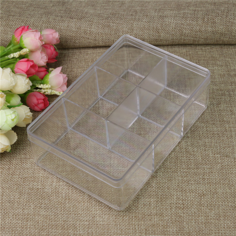 5 case transparent multi function storage box jewelry box candy box