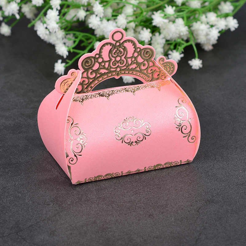 Wedding Candy Box Wholesale Candy Gift Box Wedding Ceremony Supplies Korean Creative Portable Packaging TikTok Paper Box