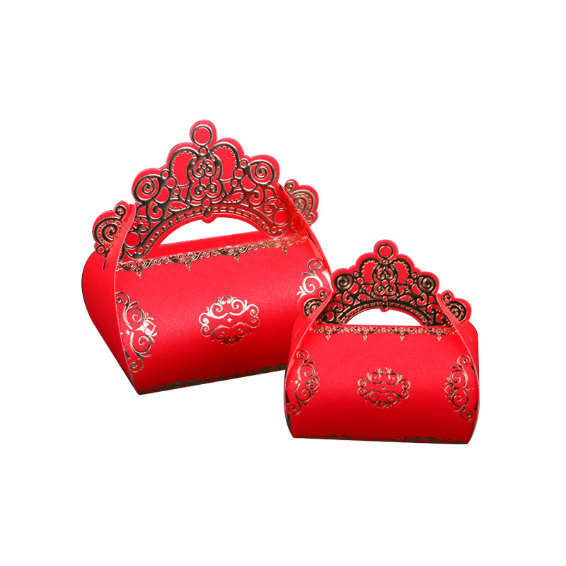 Wedding Candy Box Wholesale Candy Gift Box Wedding Ceremony Supplies Korean Creative Portable Packaging TikTok Paper Box