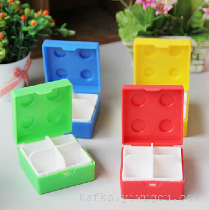 LEGO kit Mini creative jewelry box of candy box Lego portable kit LEGO kit Mini creative jewelry box of candy box Lego portable kit