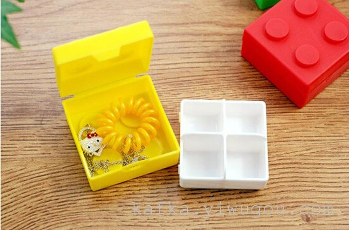 LEGO kit Mini creative jewelry box of candy box Lego portable kit LEGO kit Mini creative jewelry box of candy box Lego portable kit