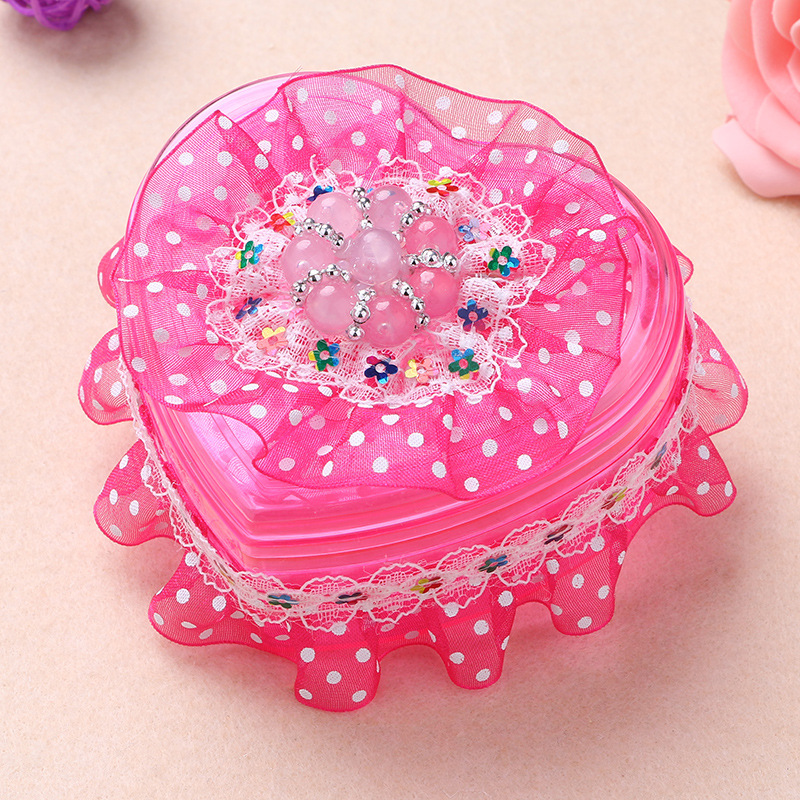 Creative Wedding Candy Box European Lace Heart-Shaped Wedding Candies Box Jewelry Box Factory Wholesale