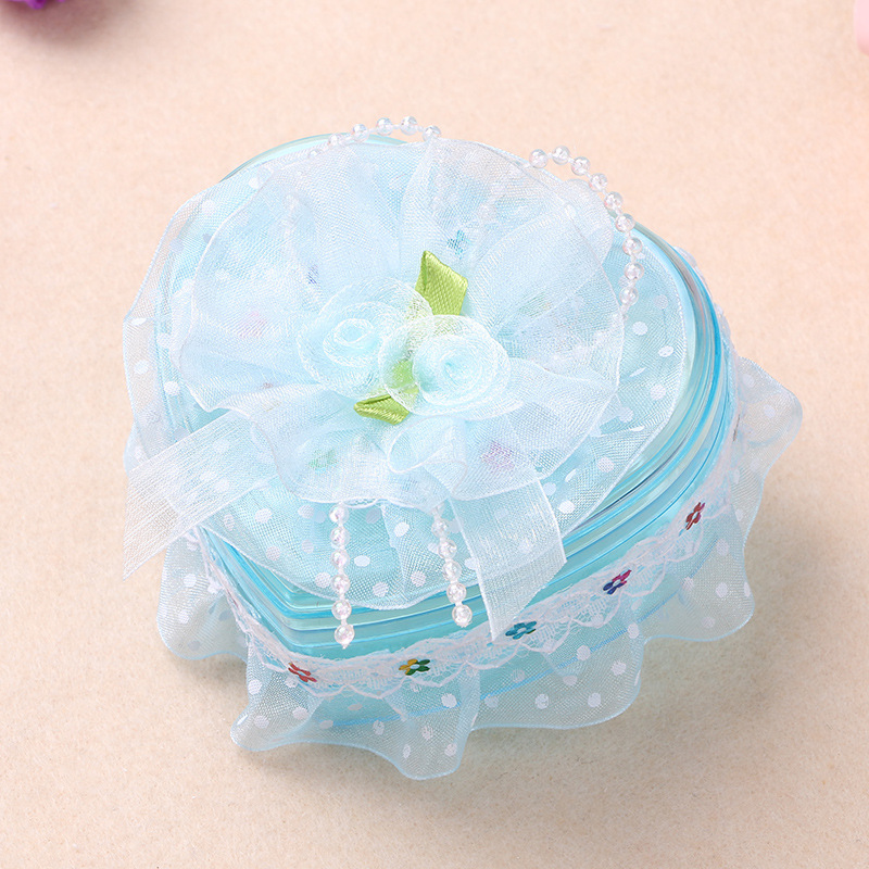 Creative Wedding Candy Box European Lace Heart-Shaped Wedding Candies Box Jewelry Box Factory Wholesale