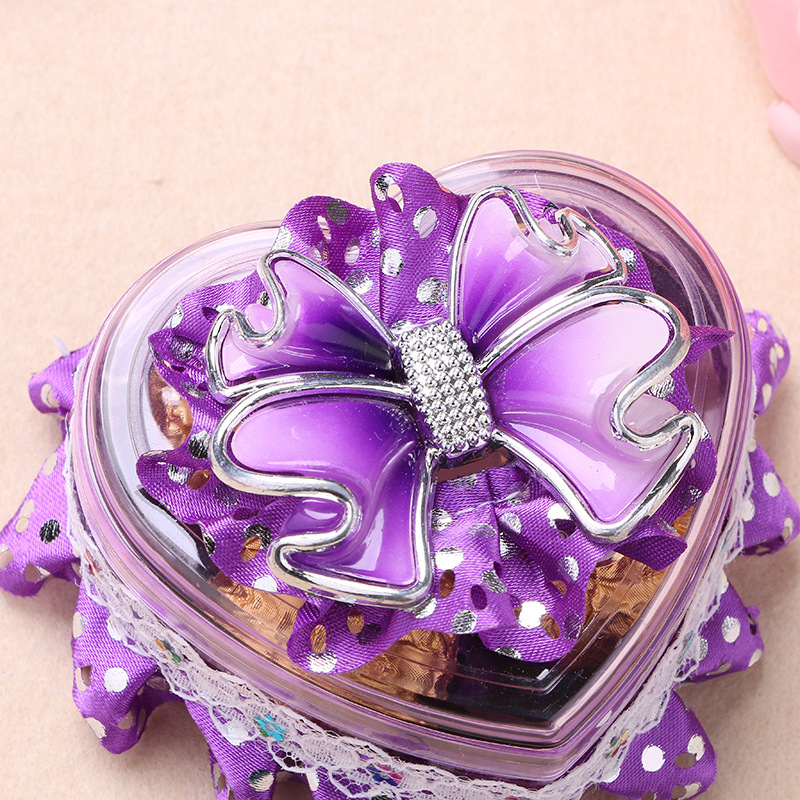 Creative Wedding Candy Box European Lace Heart-Shaped Wedding Candies Box Jewelry Box Factory Wholesale