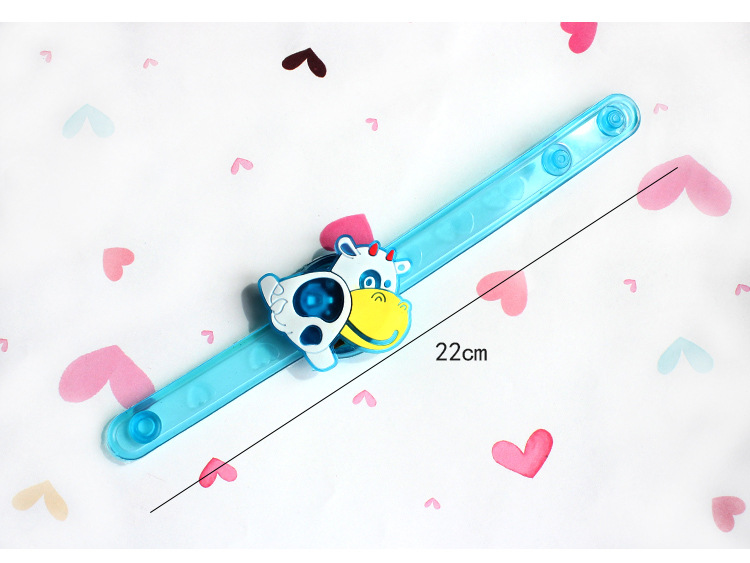 Luminous Flash Wrist Strap Flash Watch Band Stall Supply Cartoon Bracelet Luminous Toys Wholesale