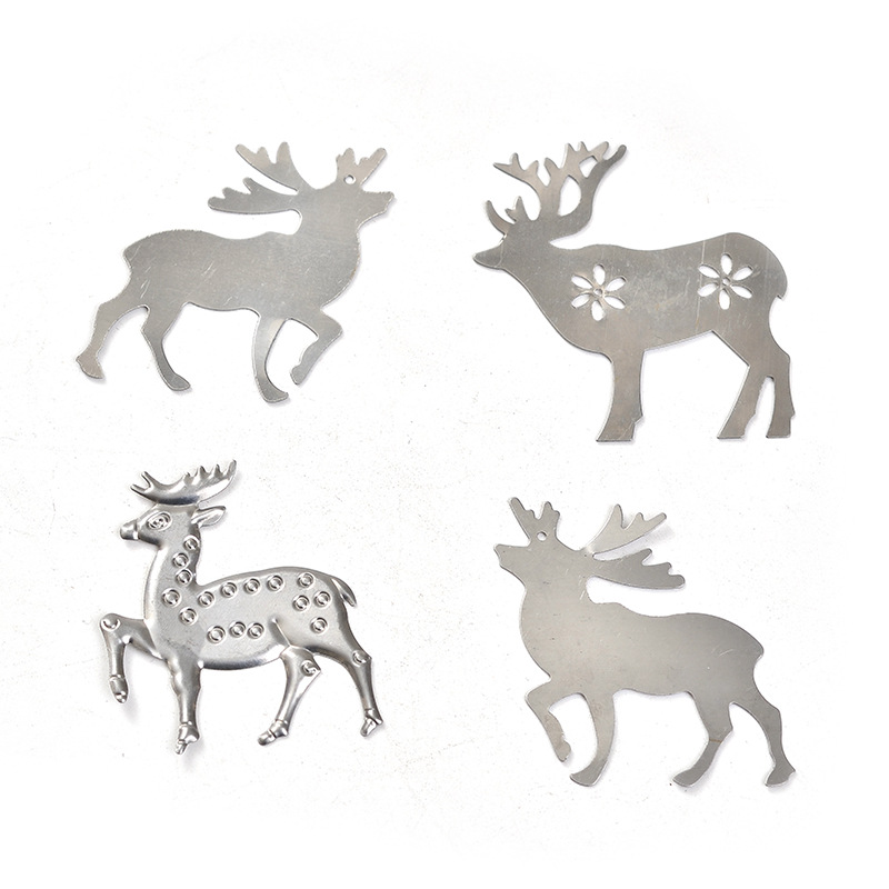Iron Metal Crafts Iron Christmas Deer Christmas Product Stamping Accessories Metal Deer Iron Metal Crafts Iron Christmas Deer Christmas Product Stamping Accessories Metal Deer