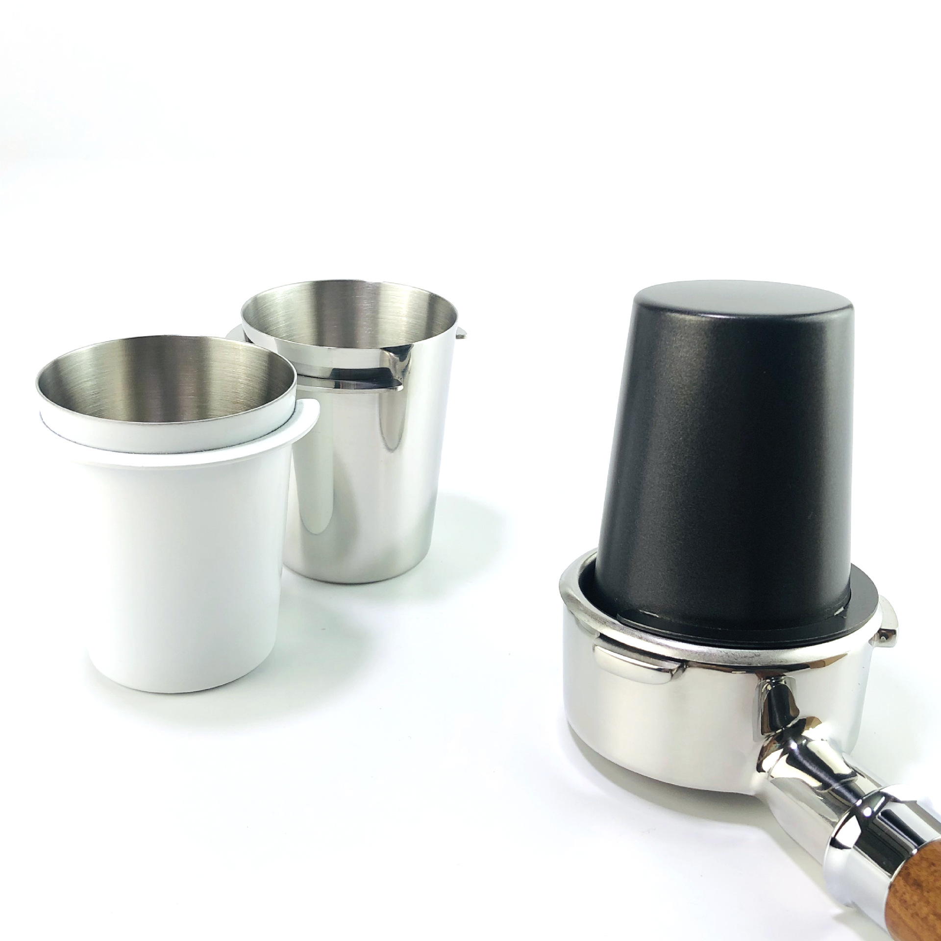 Grinder Powder Sifter Compak R120 Coffee Grinder Connection Powder Cup Coffee Machine Handle Connection Powder Cup Grinder Powder Sifter Compak R120 Coffee Grinder Connection Powder Cup Coffee Machine Handle Connection Powder Cup