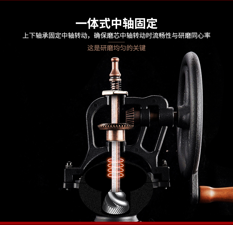 Retro Manual Grinding Machine Household Coffee Bean Grinder Manual Coffee Maker Mill X-5