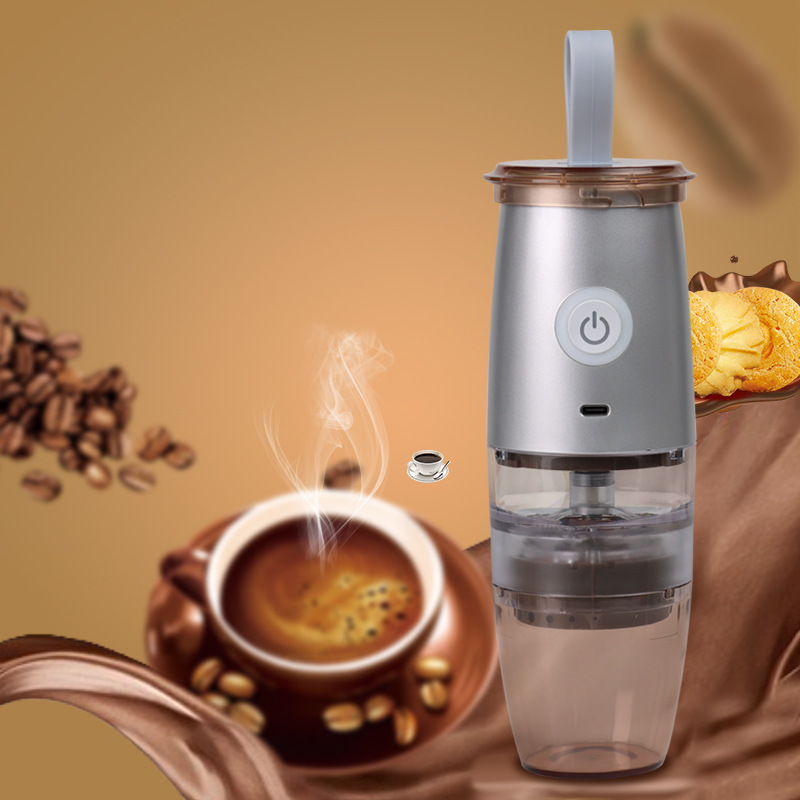 Coffee Machine Freshly Ground Coffee Machine USB Charging Portable Electric Coffee Bean Grinder Manual Grinding Machine