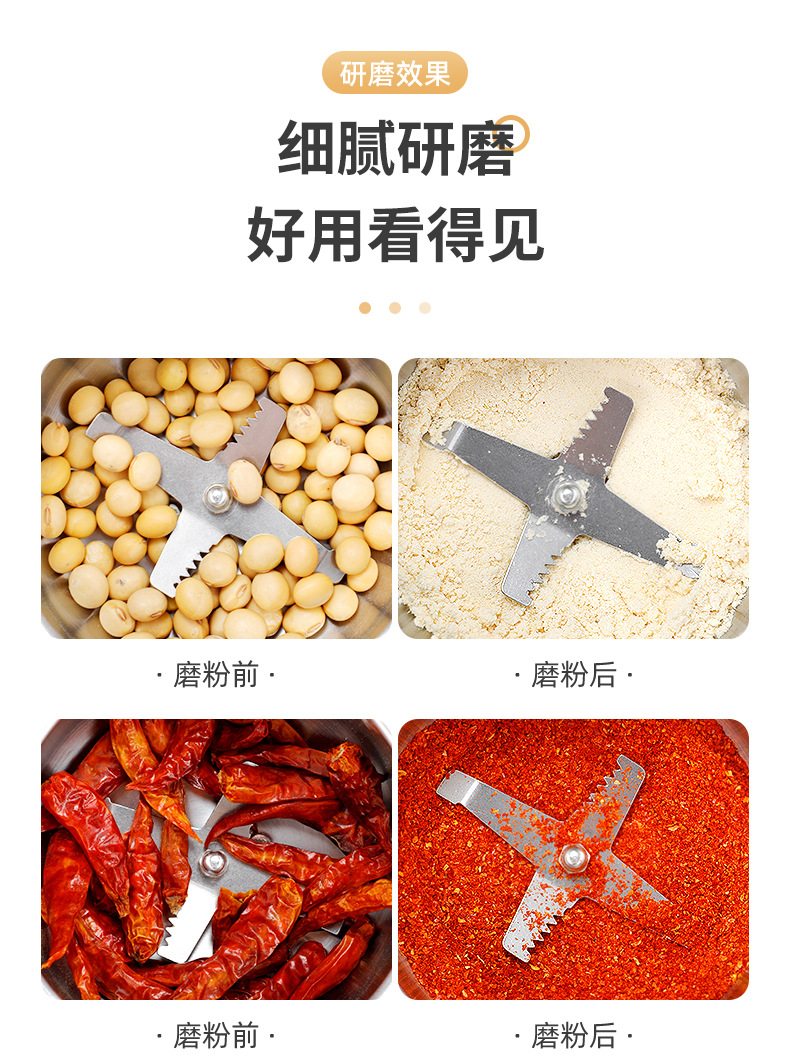 Factory Direct Supply Multifunctional Powder Machine Household Grinder Cereals Grinder Commercial Coffee Coffee Juicer Factory Direct Supply Multifunctional Powder Machine Household Grinder Cereals Grinder Commercial Coffee Coffee Juicer