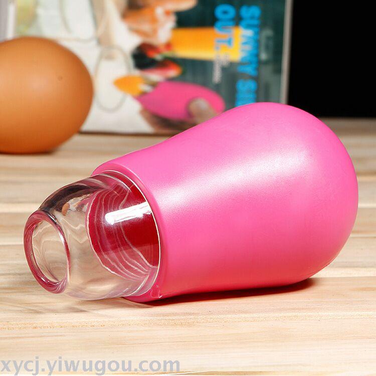 Baking tools kitchen egg yolk separator silicone suction filter mixer Baking tools kitchen egg yolk separator silicone suction filter mixer