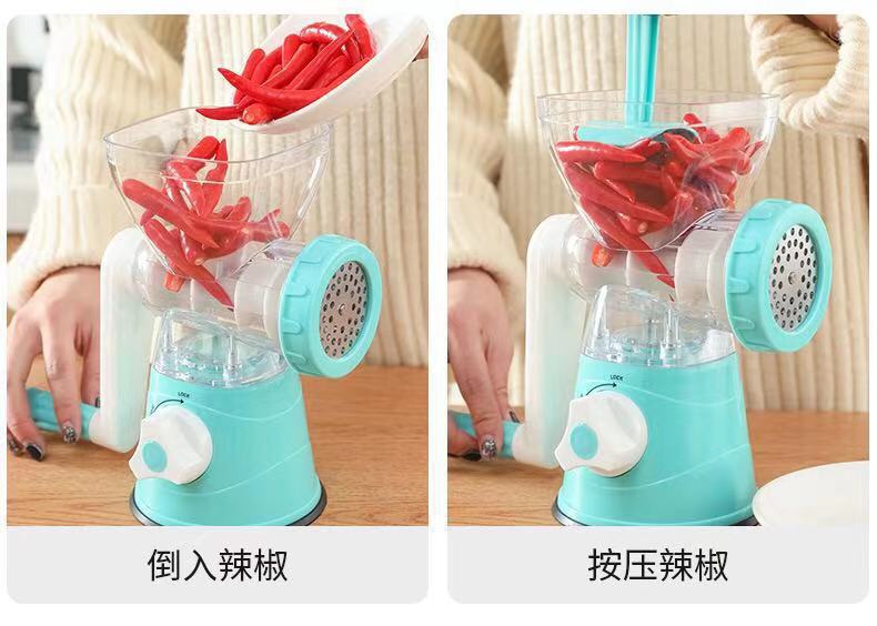 Household Manual Meat Grinder Kitchen Chopper Meat Chopper Manual Sausage Stuffer Meshed Garlic Device Sausage Machine Household Manual Meat Grinder Kitchen Chopper Meat Chopper Manual Sausage Stuffer Meshed Garlic Device Sausage Machine