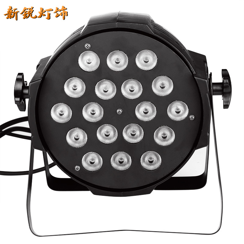 New 18pcs 10W Cast Aluminum Par Light Four-in-One LED Par Light Sound Controlled Light Bar Concert Stage Lighting
