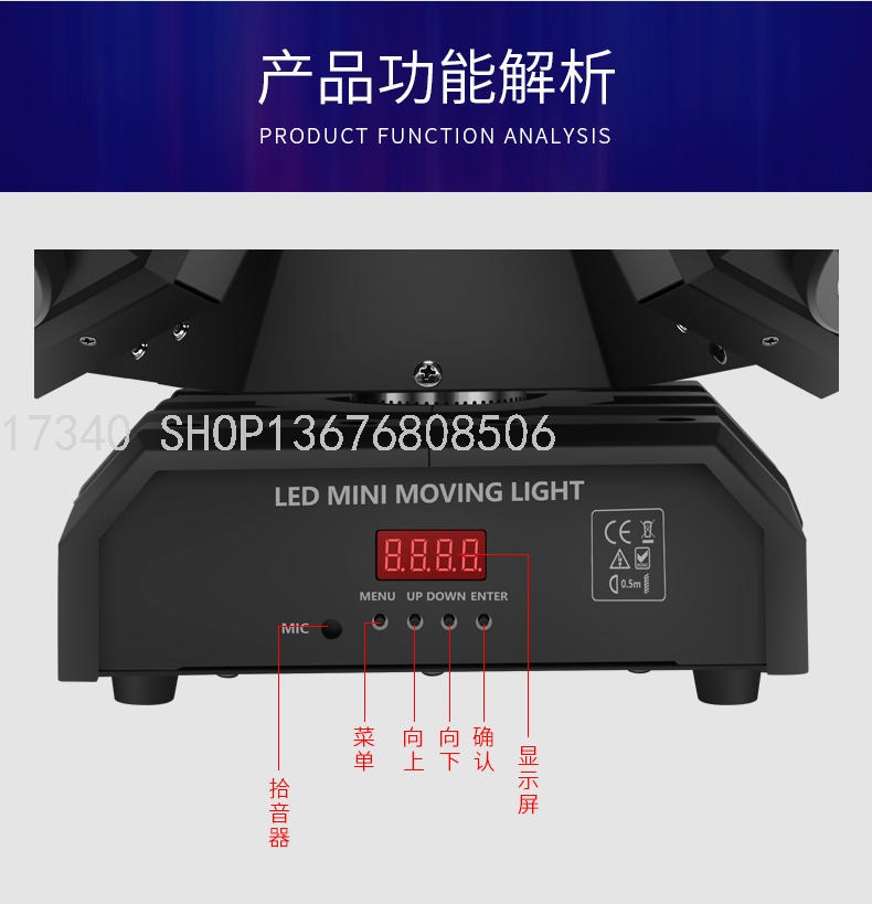 3-Head Moving Head Light Double Arm Moving Head Light Par Light Single Arm Bar Light Wedding KTV Led Smoke  Light