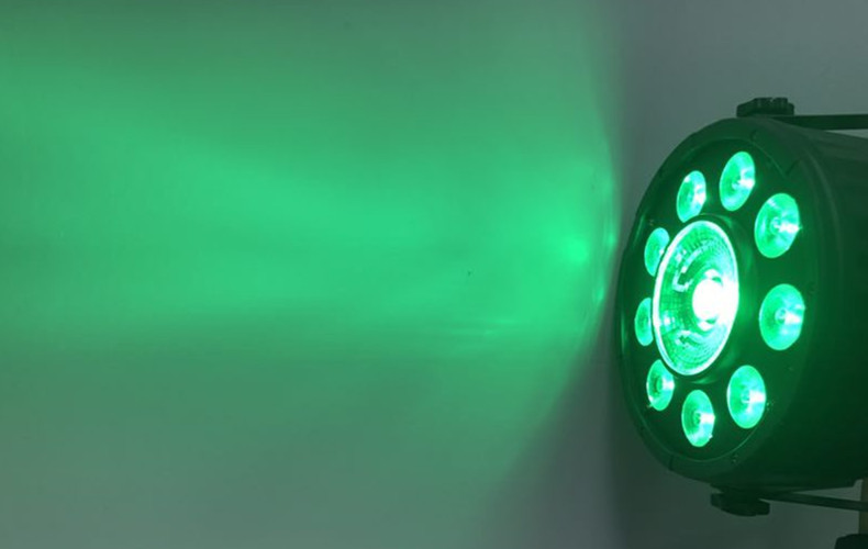 Guangzhou LED9 + 1 full color par light RGB three-in-one voice control bar bar wedding stage lights factory direct sales