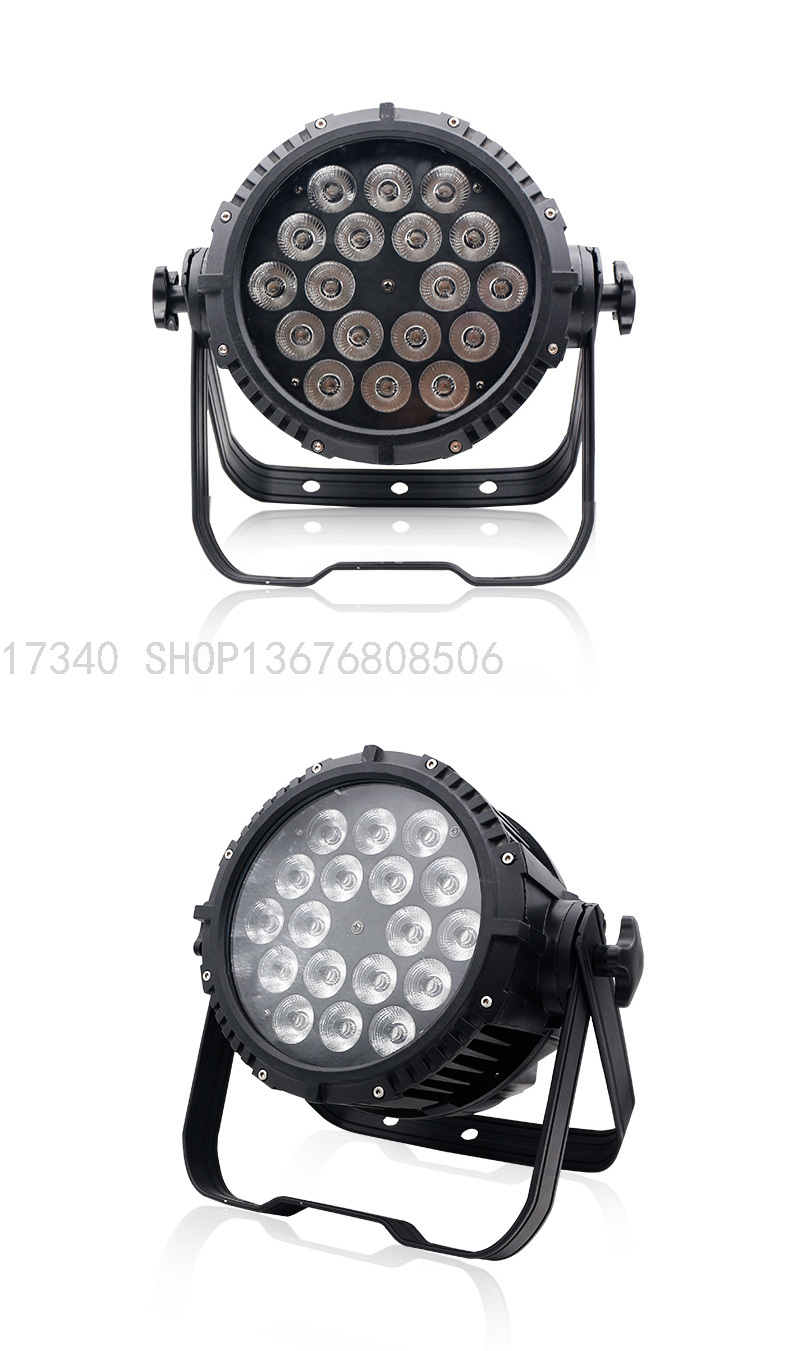 18 Led Waterproof Par Light 10W Stage Lights, Bar KTV, Wedding LED Lights, 54 Pa Lights Outdoor Colored Lights 18 Led Waterproof Par Light 10W Stage Lights, Bar KTV, Wedding LED Lights, 54 Pa Lights Outdoor Colored Lights