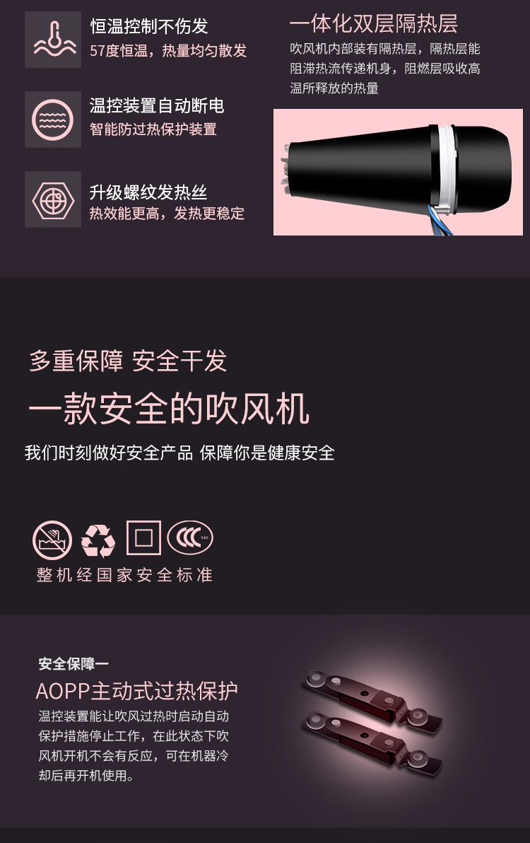 High Power Household Electric Blower Heating and Cooling Air Hair Dryer Hair Salon Hair Dryer CrossBorder Hot Selling High Power Household Electric Blower Heating and Cooling Air Hair Dryer Hair Salon Hair Dryer CrossBorder Hot Selling
