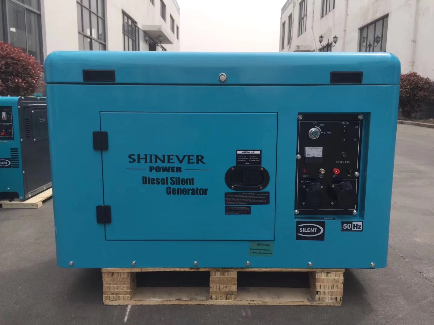 The factory sells 8KVA home type new silent diesel generator diesel generator set