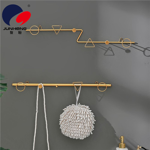 Light Luxury Iron Hook Fitting Room Clothes Rack Hallway Entrance Wall Hook Modern Creative Z-Type Clothes Hook