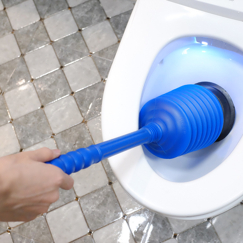 toilet plunger Toilet Dredger Artifact Household Kitchen Blocked High Pressure Toilet Suck Pumping Toilet Plunger