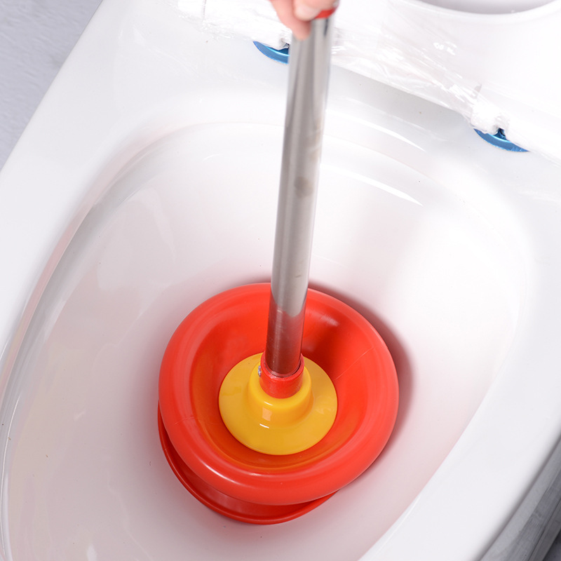 Factory Direct Sales of Household Rubber Toilet Suck Toilet Plunger Dredge Powerful Swab Plunger Pipe Unclogging Tool