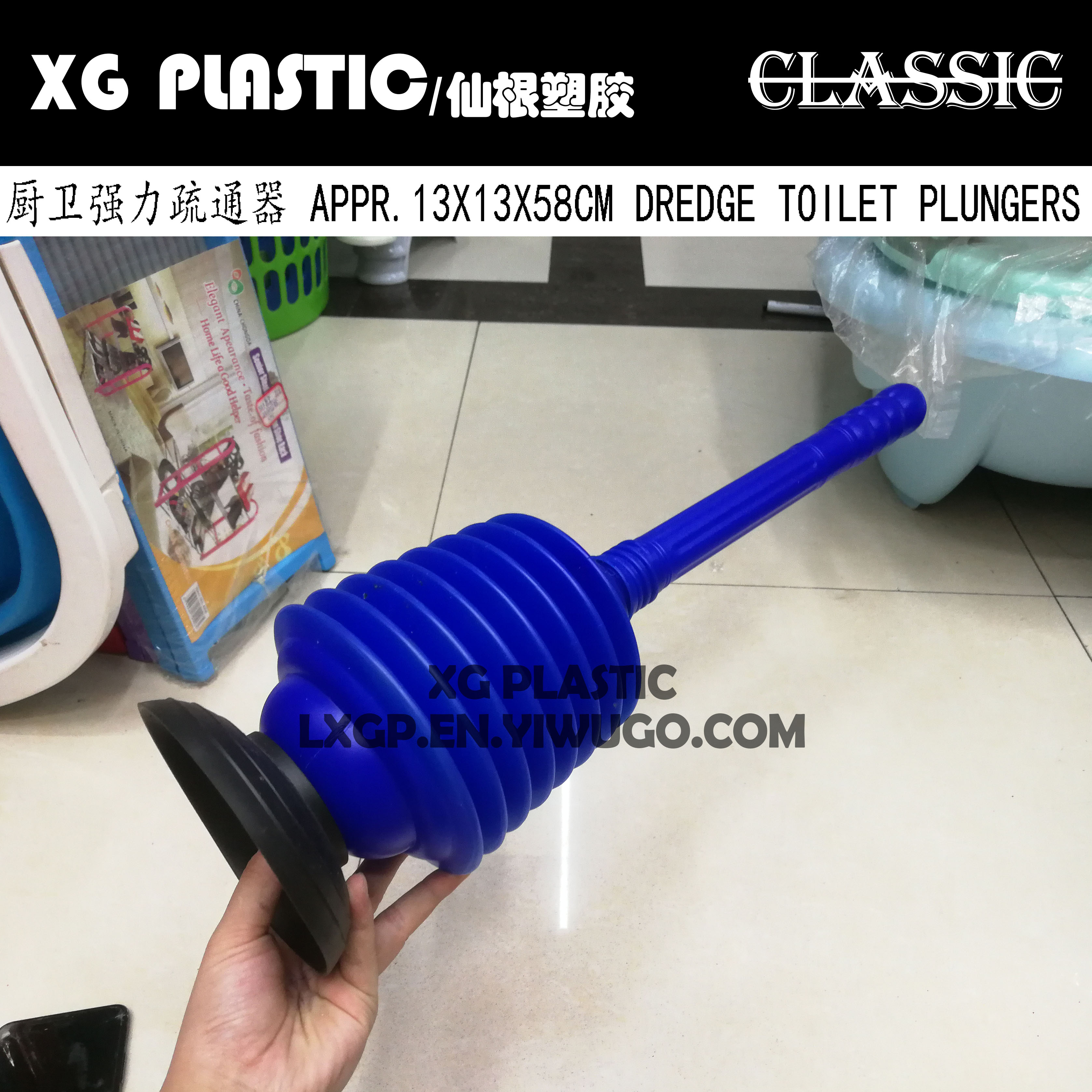 new arrival long handle toilet plunger remover devices household Sewer pipe blockage clean dredge quality toilet Dredge