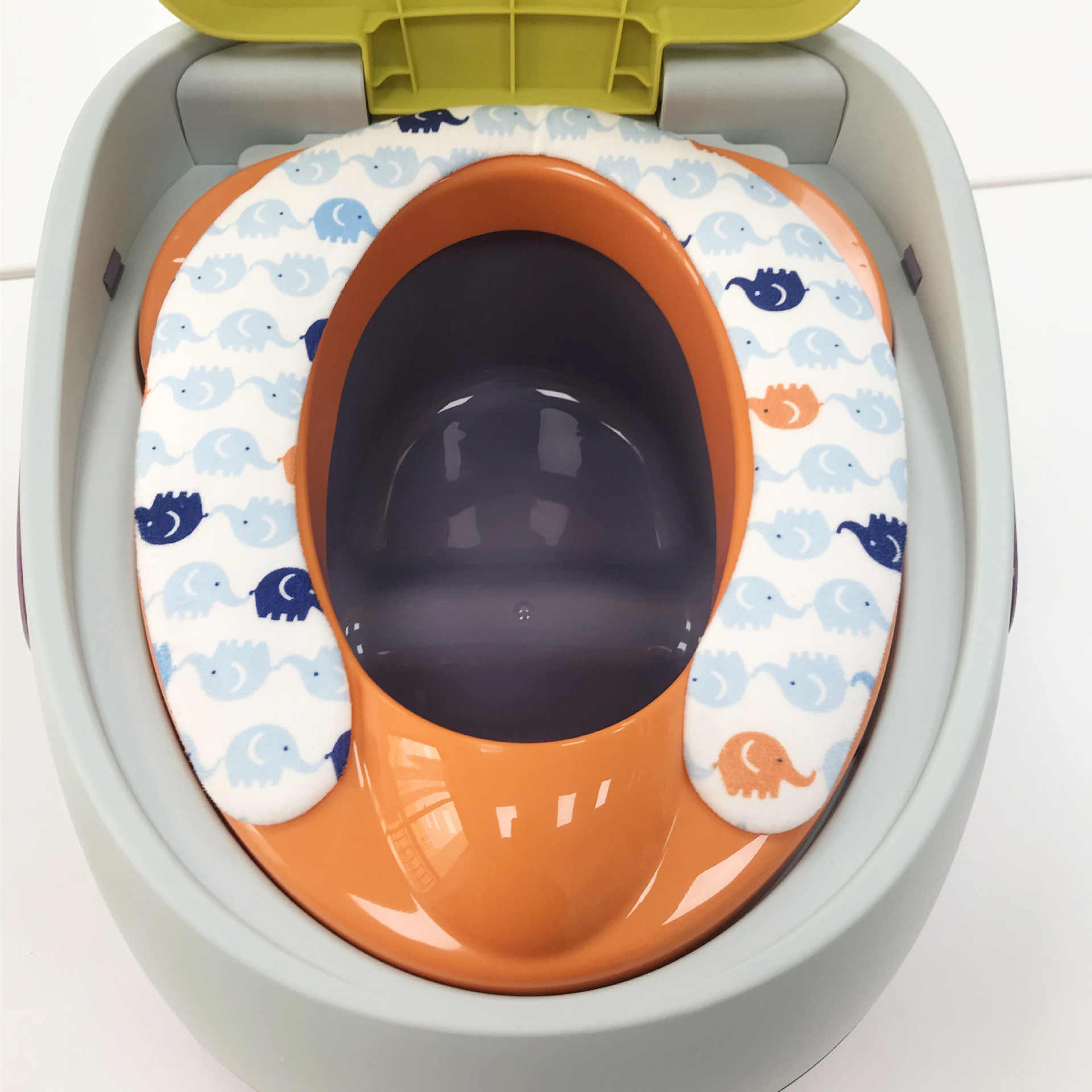 Children Toilet Seat Cover Plush Cushion Adhesive Baby Thickened Heating Pad Flannel Washable Cushion Toilet cushion