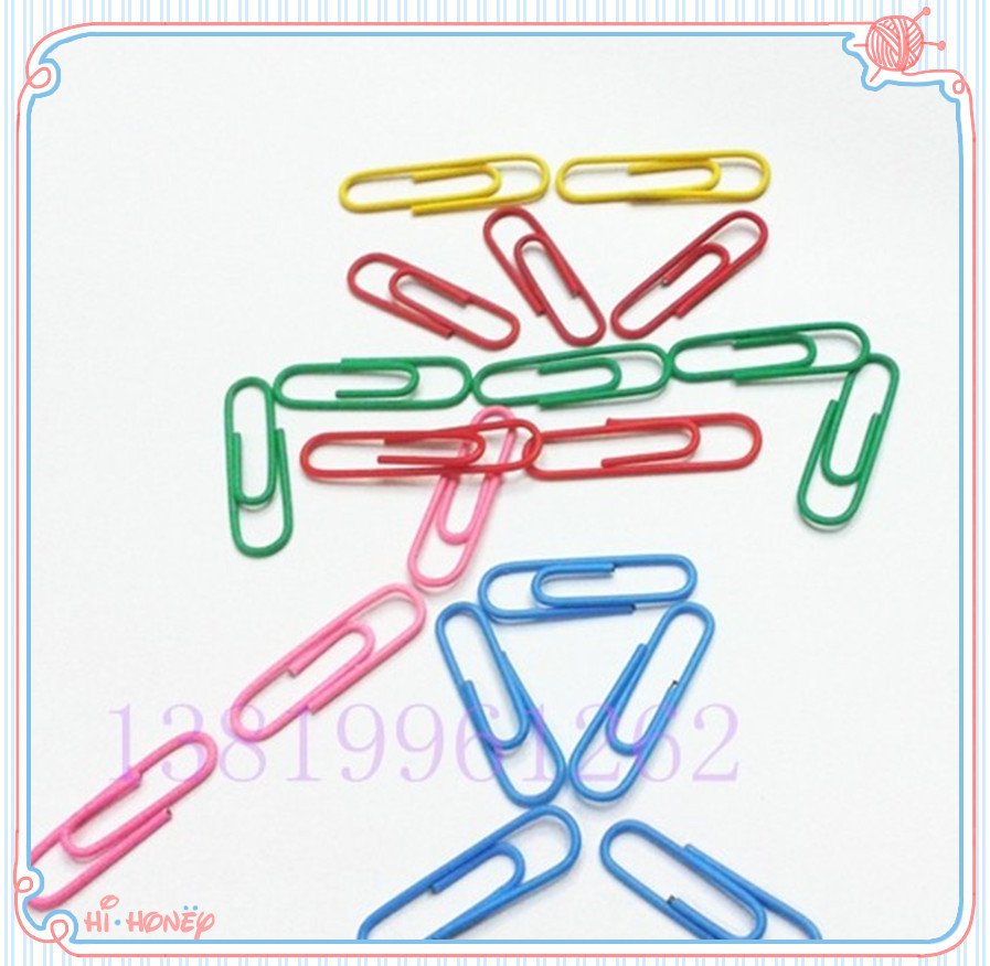Nickel-plated paper clip cartoon paper clip 28mm paper clip cross-border for stock Nickel-plated paper clip cartoon paper clip 28mm paper clip cross-border for stock