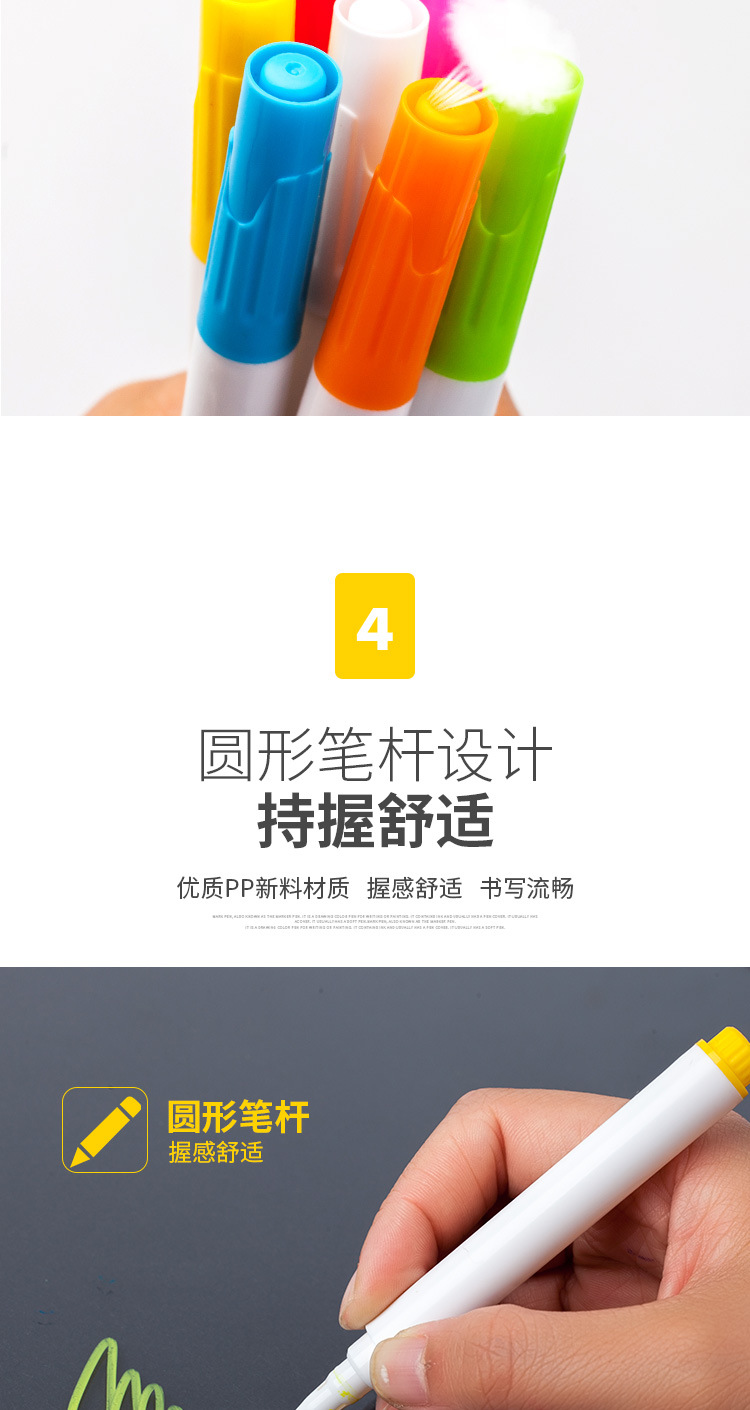 LED Fluorescent Board Electronic Brush Glass Marking Pen Water-Based Blackboard Pen Liquid Chalk Quantity Discount