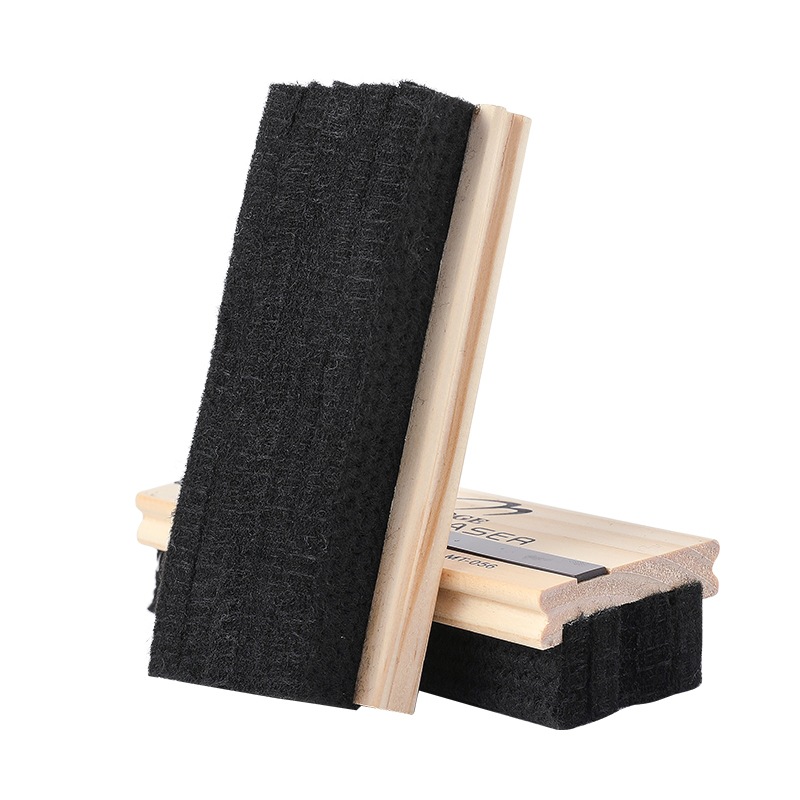 Dust-Free Wool Old-Fashioned Eraser with Magnetic, Blackboard Eraser Teacher-Specific Chalk Brush for School Classroom