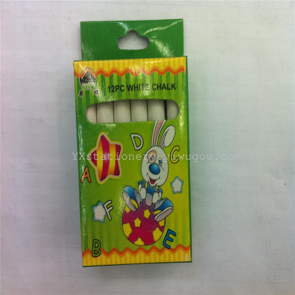 12 PCs Boxed White Boxed Green Chalk